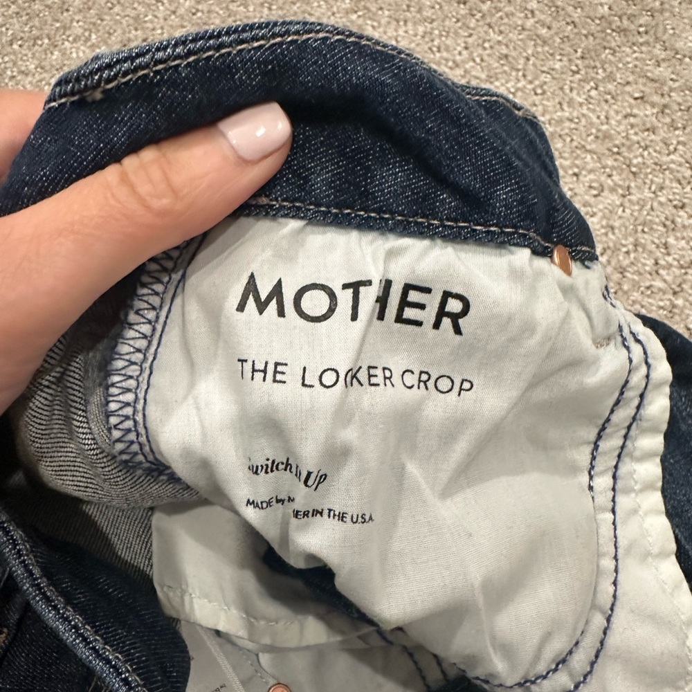 MOTHER The Looker high waist crop skinny jeans (switch it up wash) - Picture 3 of 4